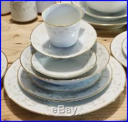 106pc NORITAKE DUETTO 1965 China Set Service for (10)- 7pc Place Setting +Teapot