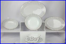 111 Pc Noritake Duetto Dinner Serving Set 12 Place Settings Platters China 6610