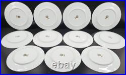 11 Noritake Carleton Bread Plates Set Vintage Indian Tree Dining Dishes MCM lot