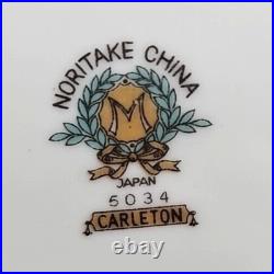 11 Noritake Carleton Bread Plates Set Vintage Indian Tree Dining Dishes MCM lot