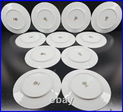 11 Noritake Carleton Bread Plates Set Vintage Indian Tree Dining Dishes MCM lot