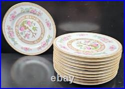 11 Noritake Carleton Bread Plates Set Vintage Indian Tree Dining Dishes MCM lot