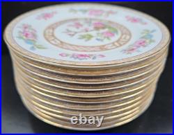 11 Noritake Carleton Bread Plates Set Vintage Indian Tree Dining Dishes MCM lot