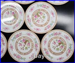 11 Noritake Carleton Bread Plates Set Vintage Indian Tree Dining Dishes MCM lot