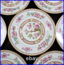 11 Noritake Carleton Bread Plates Set Vintage Indian Tree Dining Dishes MCM lot