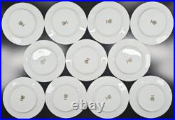 11 Noritake Carleton Bread Plates Set Vintage Indian Tree Dining Dishes MCM lot