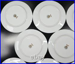 11 Noritake Carleton Bread Plates Set Vintage Indian Tree Dining Dishes MCM lot