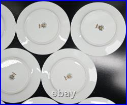 11 Noritake Carleton Bread Plates Set Vintage Indian Tree Dining Dishes MCM lot