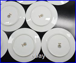 11 Noritake Carleton Bread Plates Set Vintage Indian Tree Dining Dishes MCM lot