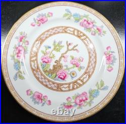 11 Noritake Carleton Bread Plates Set Vintage Indian Tree Dining Dishes MCM lot