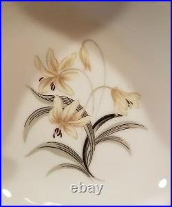 12 Pieces Noritake China Set-Renee- Easter Lilies Pattern Excellent Condition