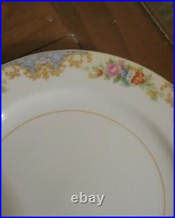 12 pc Blue Vintage Noritake Imperial China Service for 2 Starter Dinnerware Set