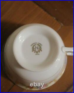 12 pc Blue Vintage Noritake Imperial China Service for 2 Starter Dinnerware Set