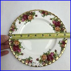 15pc Royal Albert Old Country Roses China 5 Dinner Salad & Bread Plate Sets 2nds