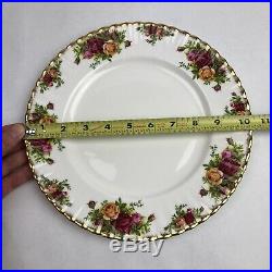 15pc Royal Albert Old Country Roses China 5 Dinner Salad & Bread Plate Sets 2nds