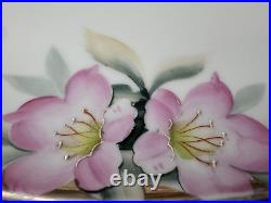 1920s Noritake Nippon Handpainted China 10pc Set in Azalea pattern, Japan, EUC