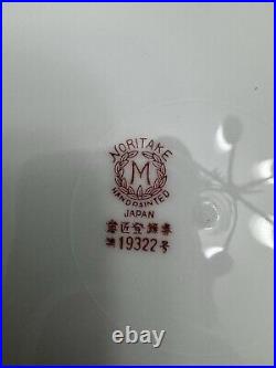 1920s Noritake Nippon Handpainted China 10pc Set in Azalea pattern, Japan, EUC