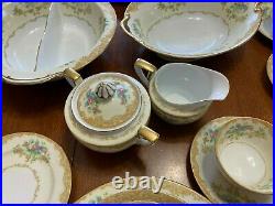 1930's Noritake China Dinnerware 54 Pcs. Service for 8 +++