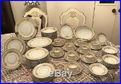 1930's Set of 73 Pc. Noritake China JUNO Gold Trim/Bands Japan MINT