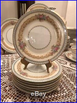 1930's Set of 73 Pc. Noritake China JUNO Gold Trim/Bands Japan MINT