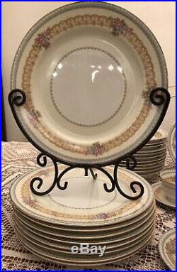 1930's Set of 73 Pc. Noritake China JUNO Gold Trim/Bands Japan MINT