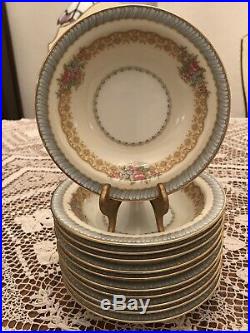 1930's Set of 73 Pc. Noritake China JUNO Gold Trim/Bands Japan MINT