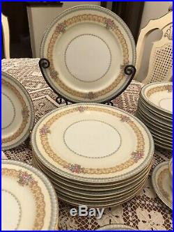 1930's Set of 73 Pc. Noritake China JUNO Gold Trim/Bands Japan MINT