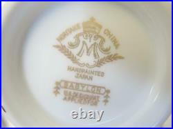 1930s Eight Noritake Cream Soups Sets Babylon Pattern