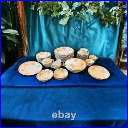 1930s Noritake Fine China-Rare- 44 Piece Set Pattern Mystery #11 Gold Floral