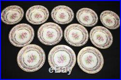 1940's Set of 12 Noritake LADY ROSE Handpainted China Fruit/Dessert Bowls #4082