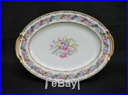 1940's Set of 3 Noritake LADY ROSE Hand-Painted China Oval Serving Pieces Mint