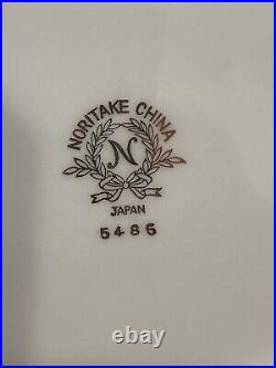 1950's Beautiful Gilded Gold Paint Noritake Japan Dinnerware. 5486 Pattern. Read