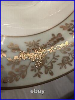 1950's Beautiful Gilded Gold Paint Noritake Japan Dinnerware. 5486 Pattern. Read