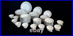 1950s RARE Noritake China Dinner & Serveware Set #5505 Doranne (84 pcs)