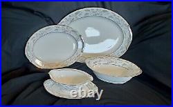1950s RARE Noritake China Dinner & Serveware Set #5505 Doranne (84 pcs)