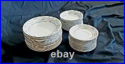 1950s RARE Noritake China Dinner & Serveware Set #5505 Doranne (84 pcs)
