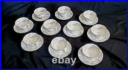1950s RARE Noritake China Dinner & Serveware Set #5505 Doranne (84 pcs)