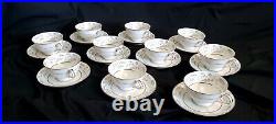 1950s RARE Noritake China Dinner & Serveware Set #5505 Doranne (84 pcs)