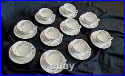 1950s RARE Noritake China Dinner & Serveware Set #5505 Doranne (84 pcs)