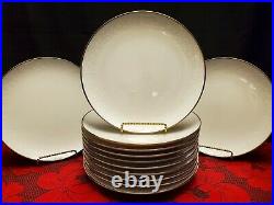 1960's Noritake Ambrosia 7567 Ivory China 7 Pc Place Setting / Service For 12