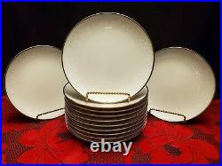 1960's Noritake Ambrosia 7567 Ivory China 7 Pc Place Setting / Service For 12