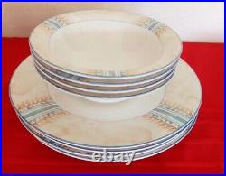 1989-1994 New Decade Noritake 9418 Marble Canyon 60 Piece China Set for 12 NIB