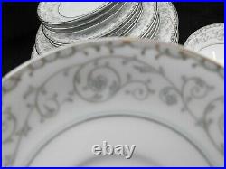 20 Pc Estate Set! Noritake Oxford 5767 Dinner Salad Bnb Plates Tea Cup Saucer