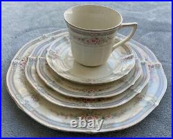 NORITAKE china MING 2931  5-piece Place Setting cup saucer dinner salad bread 