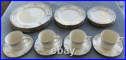 20 Pcs Lot of Four Noritake Rothschild 5 Piece Place Settings Mint