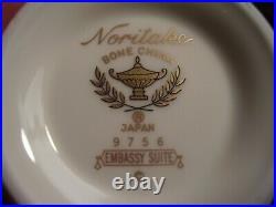 20 Pieces- 4 Place settings- NORITAKE Bone China-Embassy Suite- JAPAN