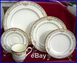 20 pc NORITAKE BARRYMORE DINNERWARE PLACE SETTING DINNER PLATE SALAD CUP #9737