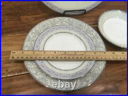 20 pc Noritake Piece Setting Sanderville New Lineage Bone China Dinnerware for 4