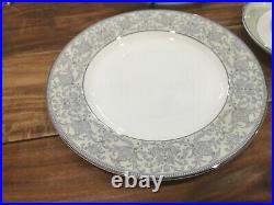 20 pc Noritake Piece Setting Sanderville New Lineage Bone China Dinnerware for 4