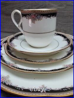 21 PIECE NORITAKE PALAIS ROYAL Bone China Dinner Setting For 4 People NICE